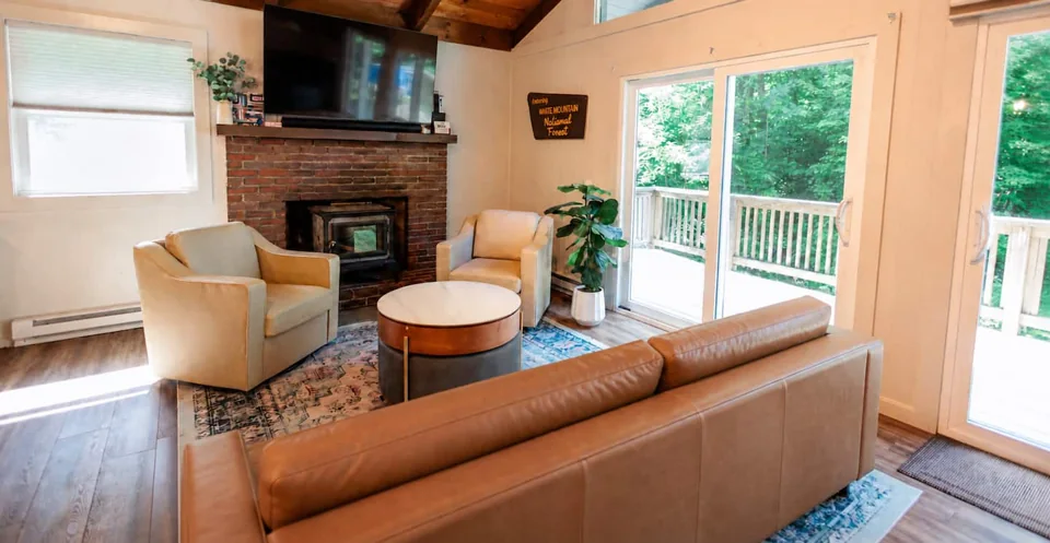 A place to gather, with comfortable seating and Sonos audio